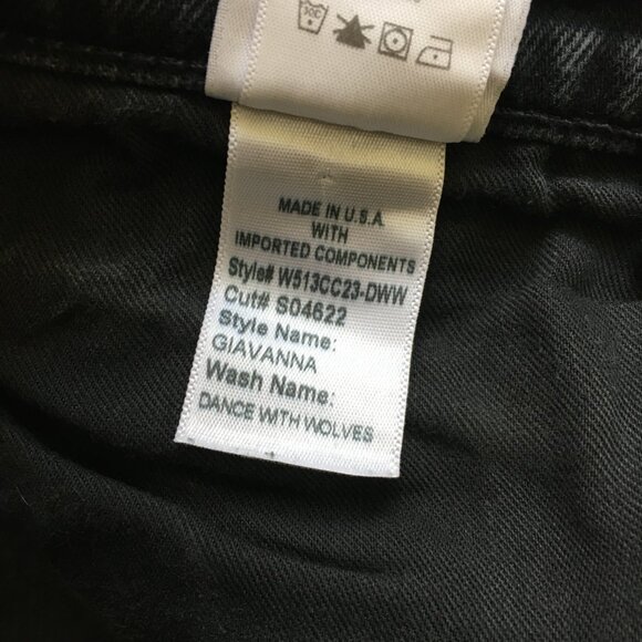 NWT Siwy Jean Womens Skinny Slim Fit Size 29 Giavanna Dace with Wolves Black - Picture 13 of 14